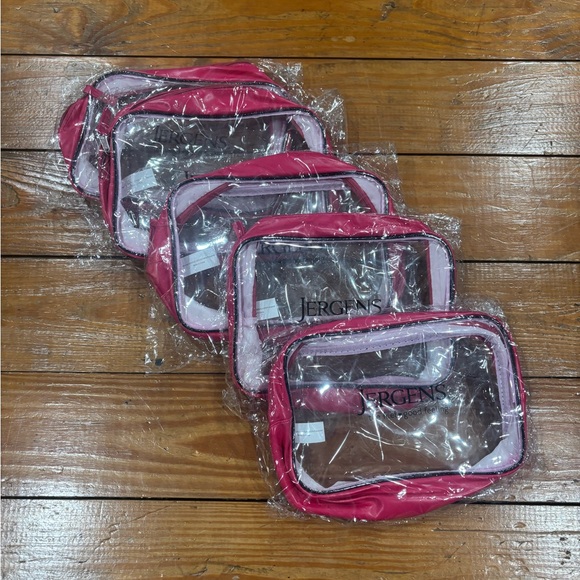 Jergens Other - (442) x5 JERGENS CLEAR MAKEUP BAGS
